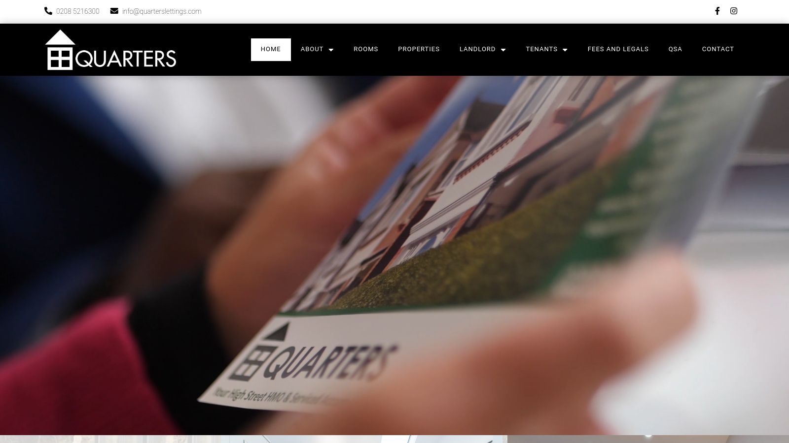 Quarters page preview