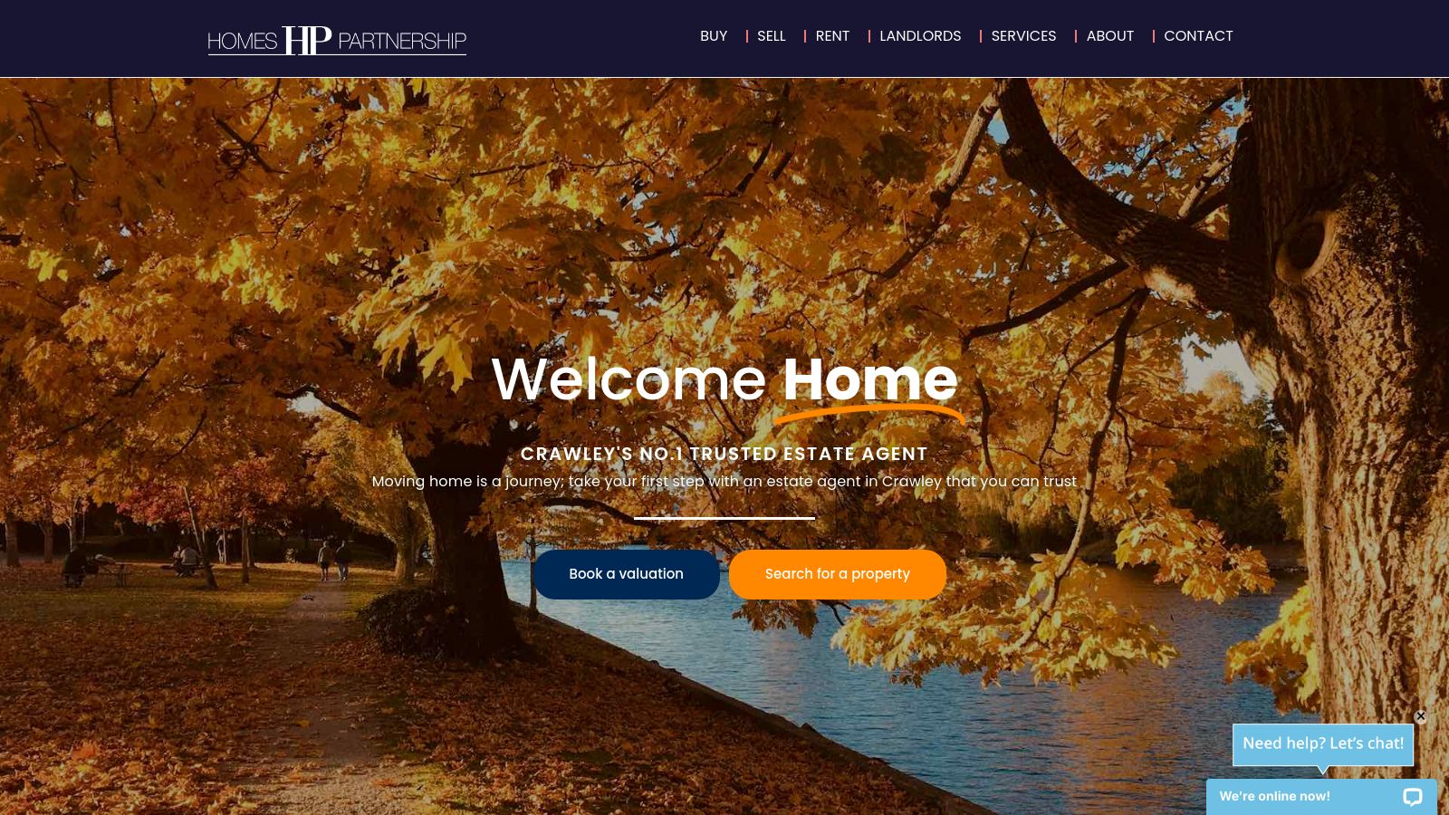 Homes Partnership page preview
