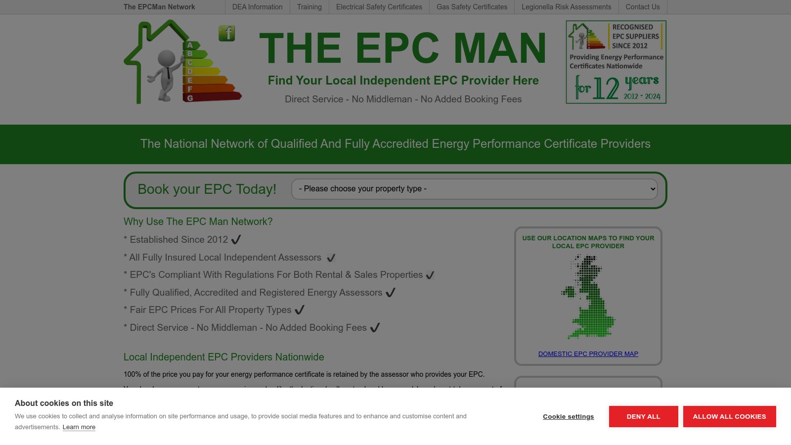 The EPC Man page preview