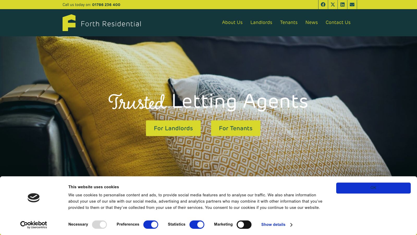 Forth Residential page preview