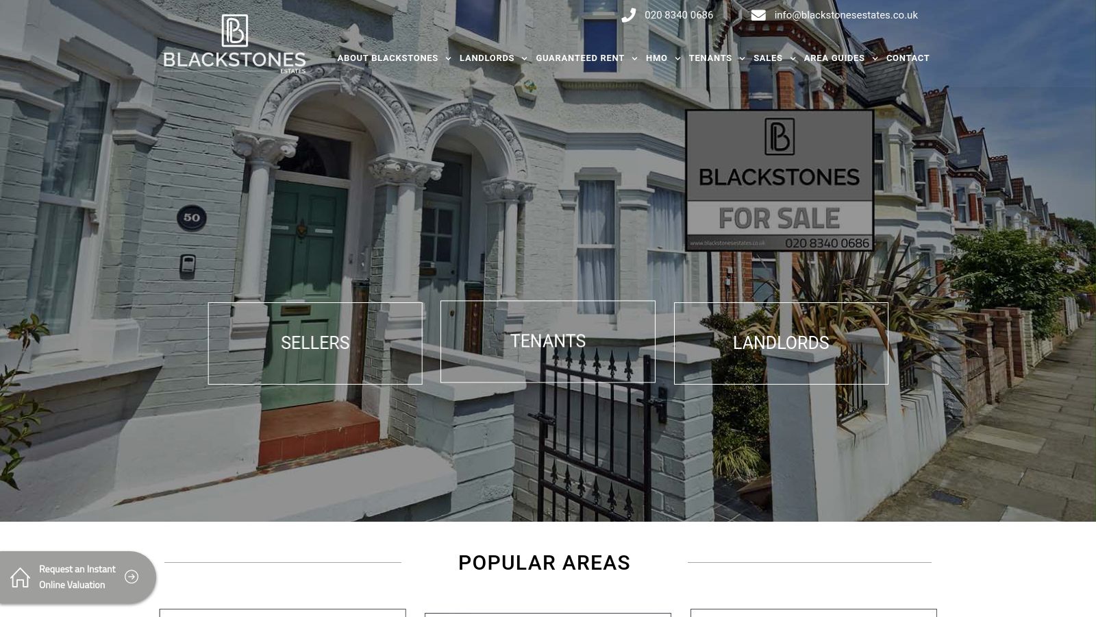 Blackstones page preview
