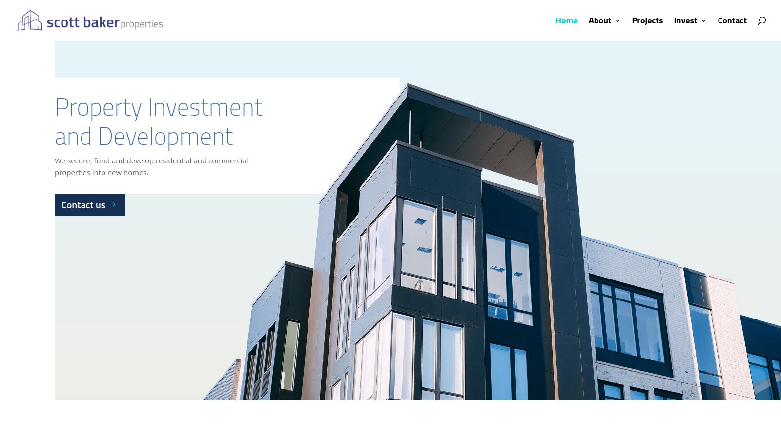 Scott Baker Properties page preview