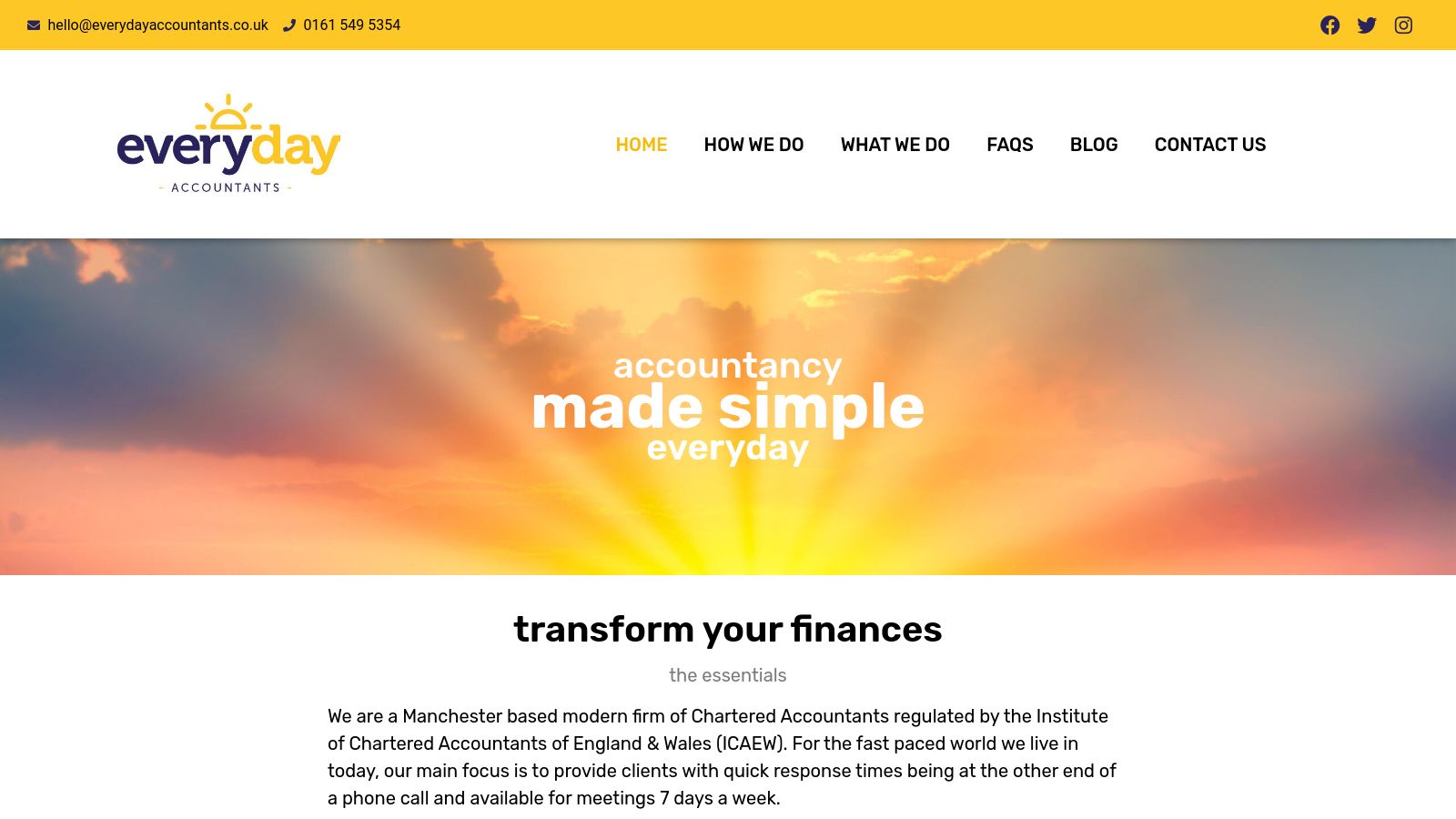 Everyday Accountants page preview