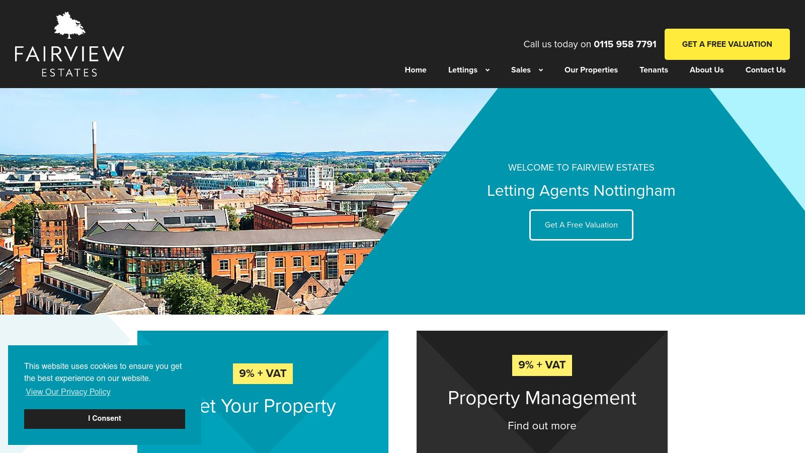 Fairview Estates page preview