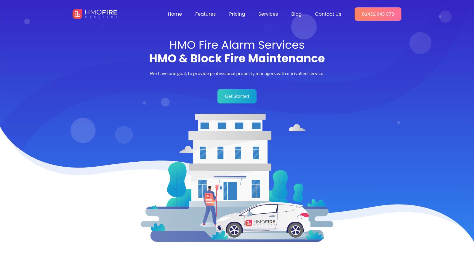 HMO Fire Services page preview