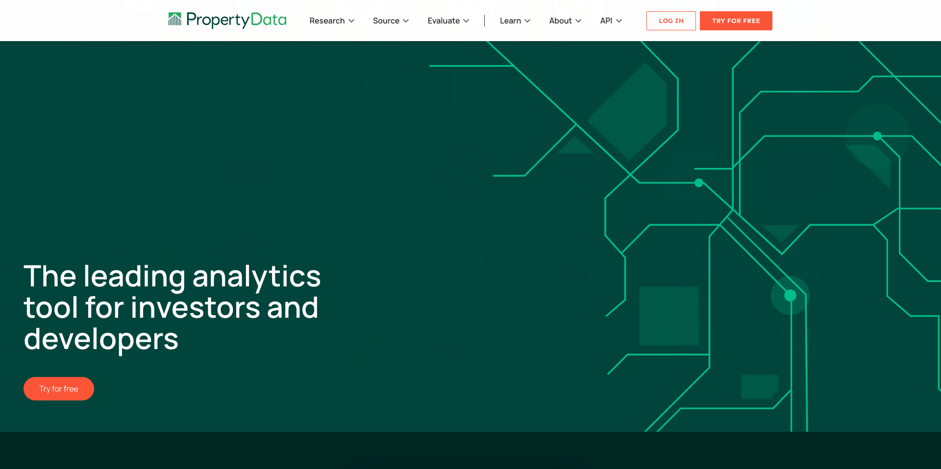 Property Data page preview