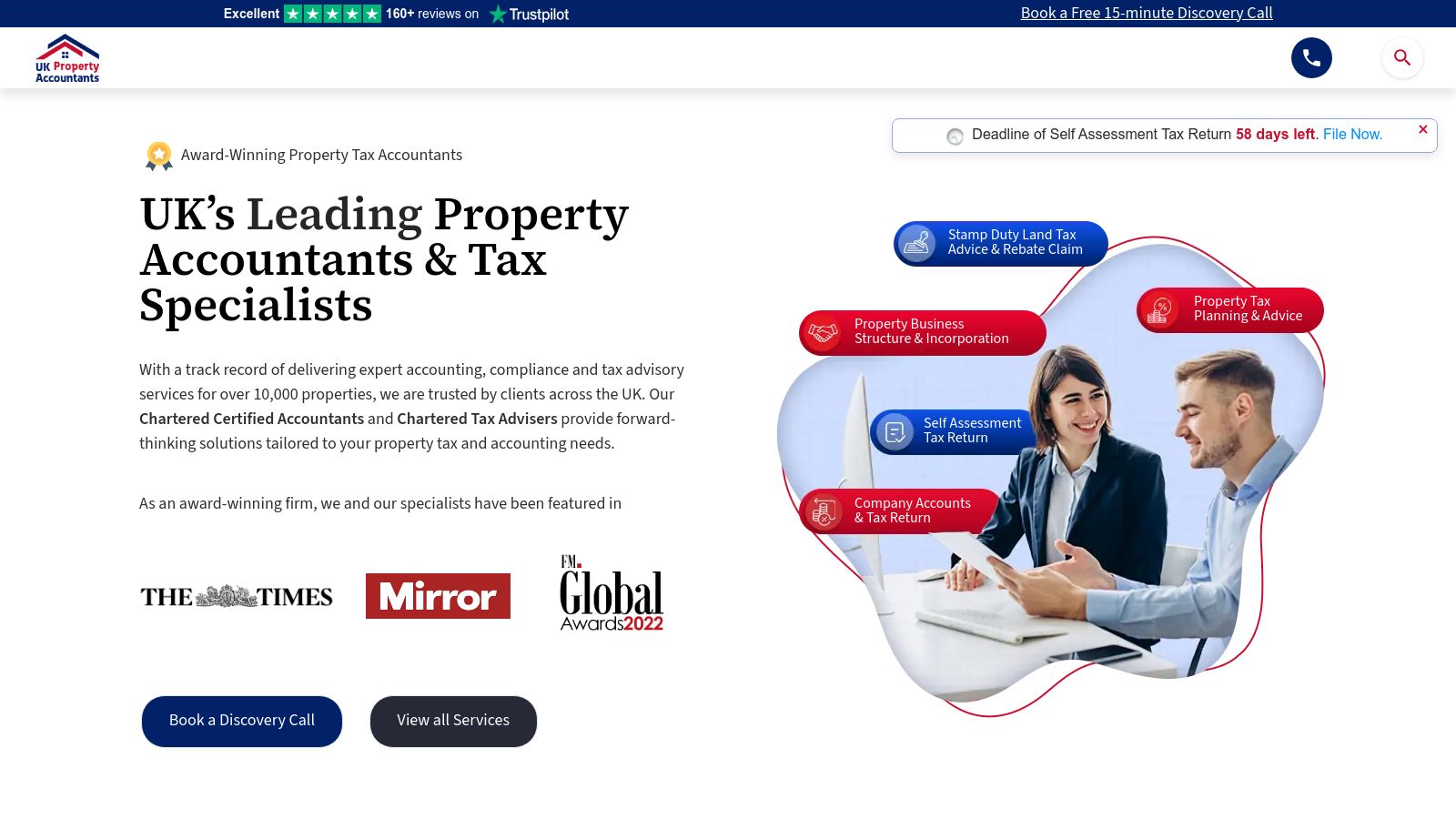 UK Property Accountants page preview