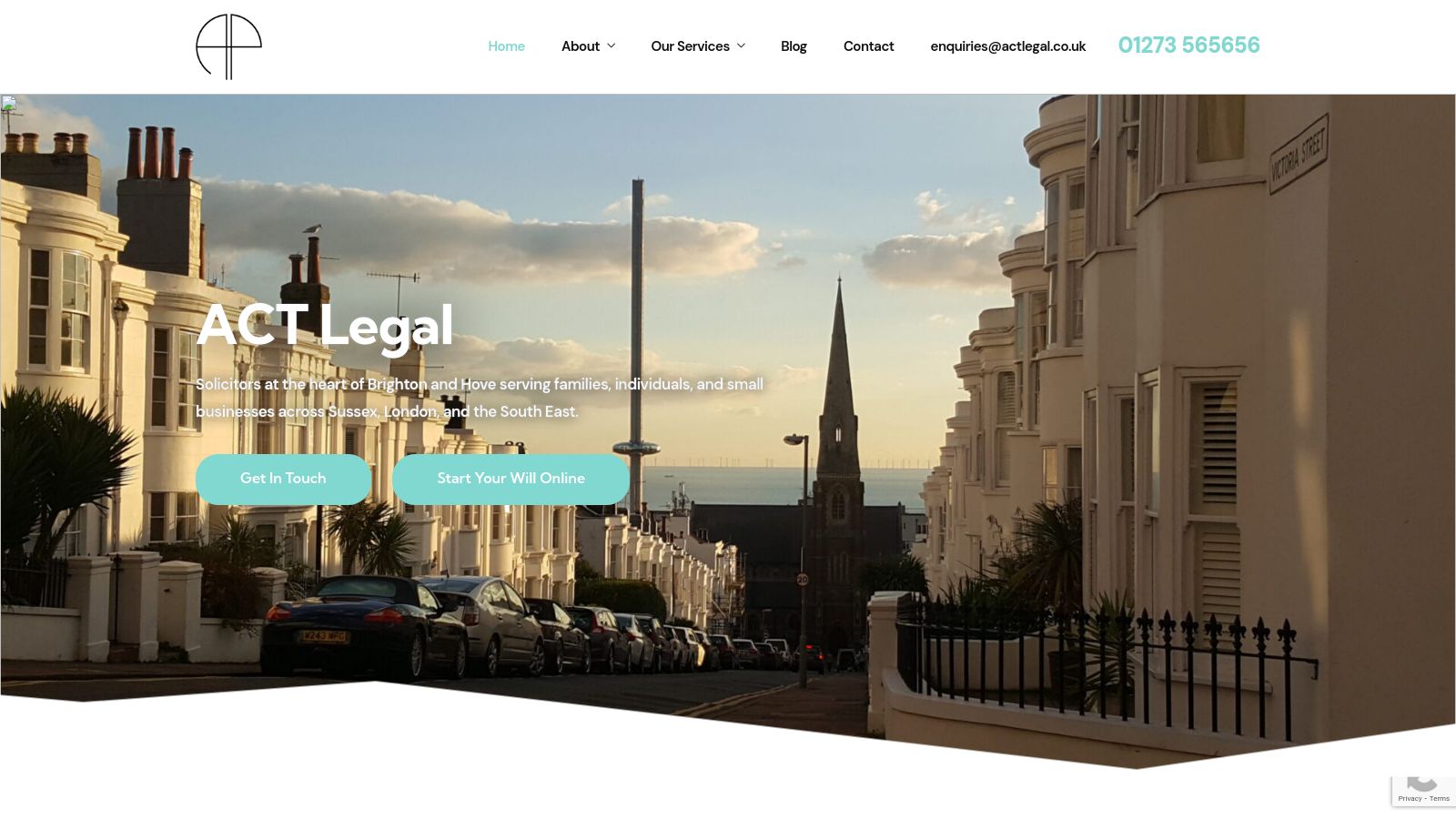 ACT Legal page preview