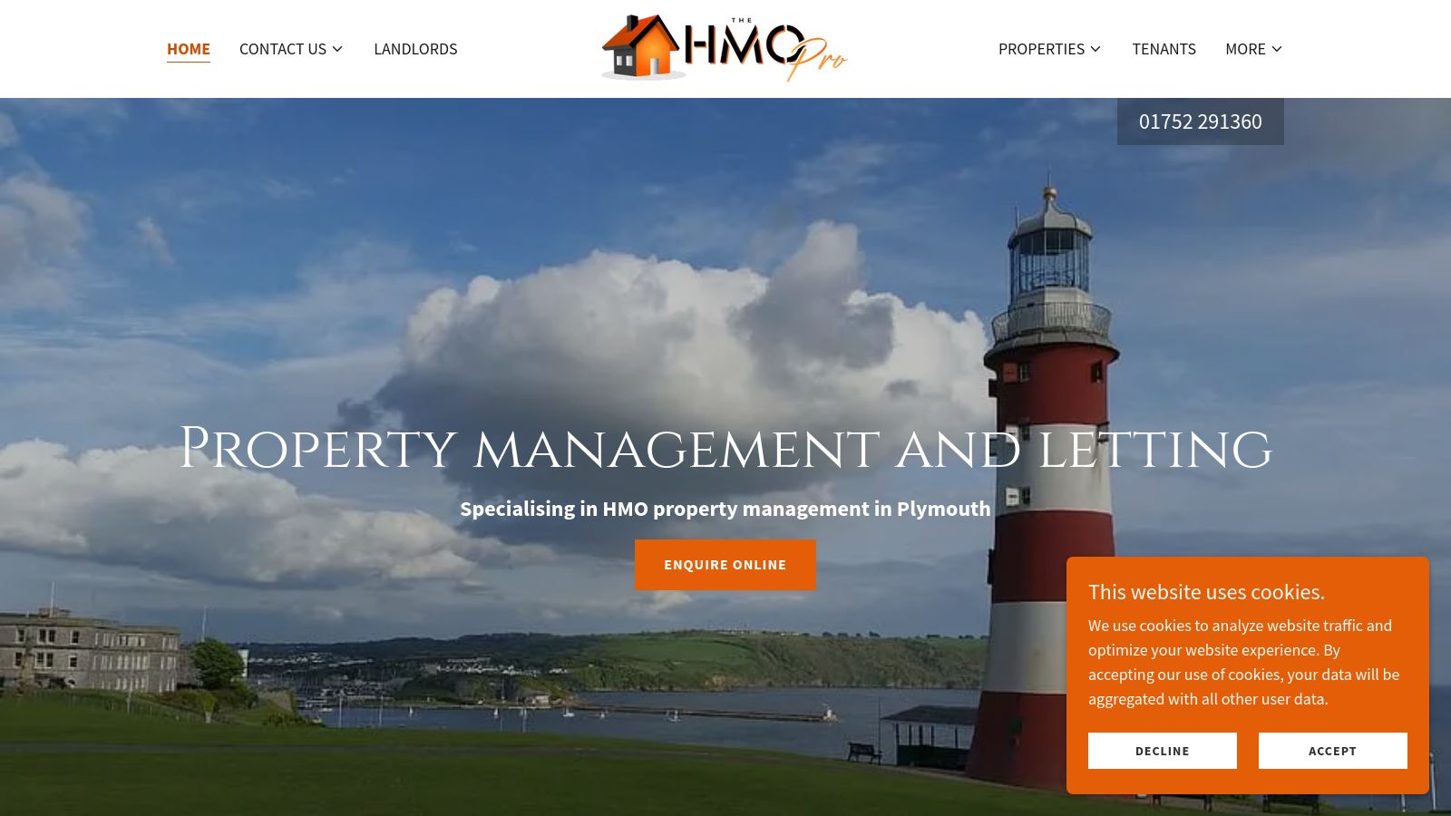 The HMO Pro page preview