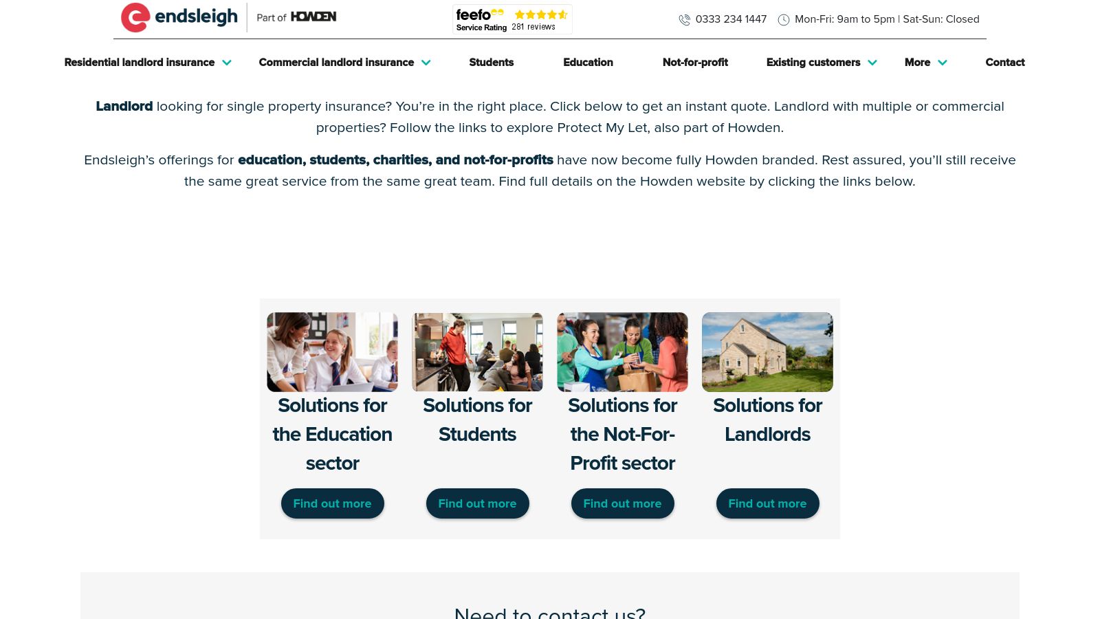 Endsleigh page preview