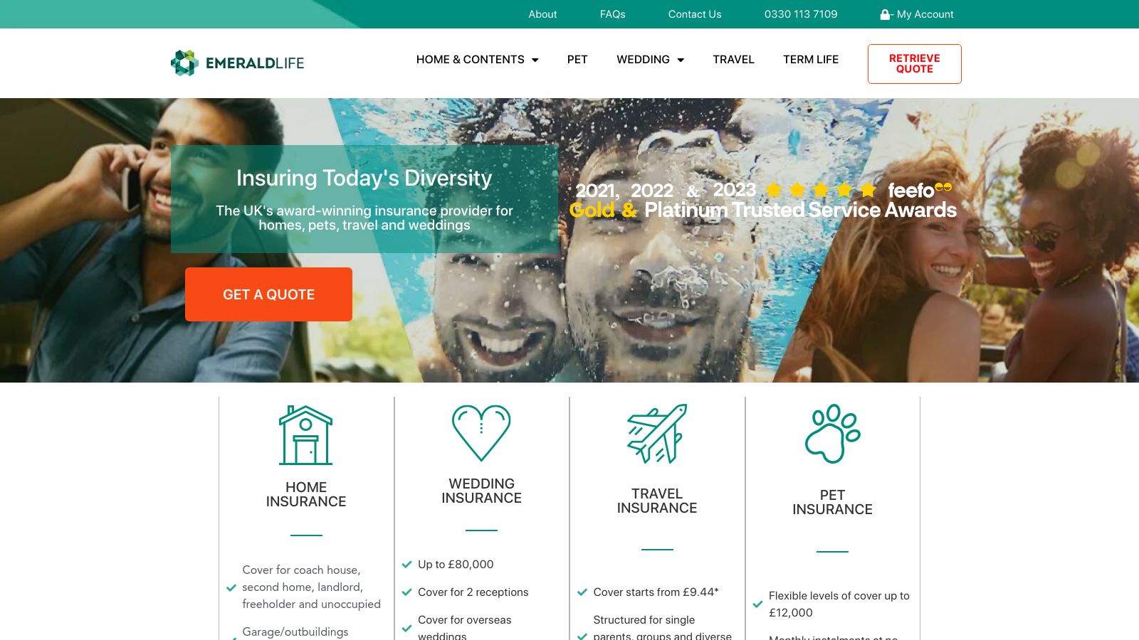 Emerald Life page preview