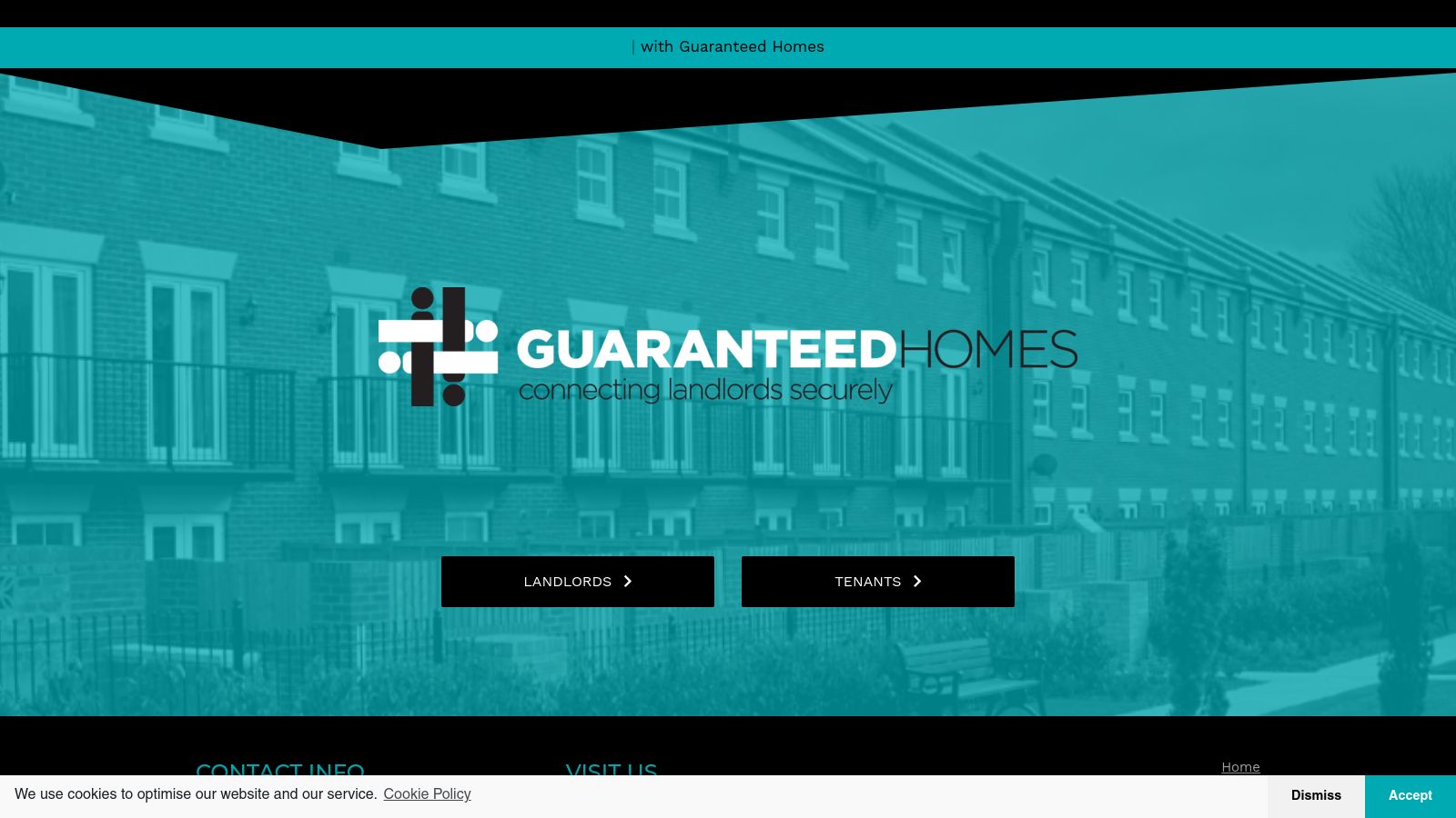 Guaranteed Homes page preview