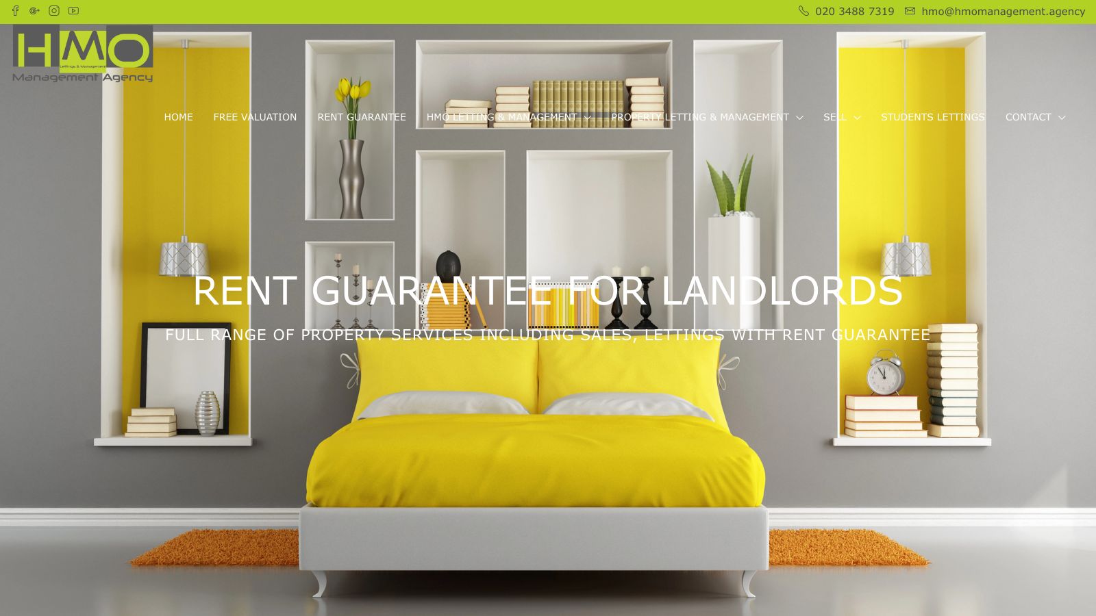 HMO Management Agency page preview