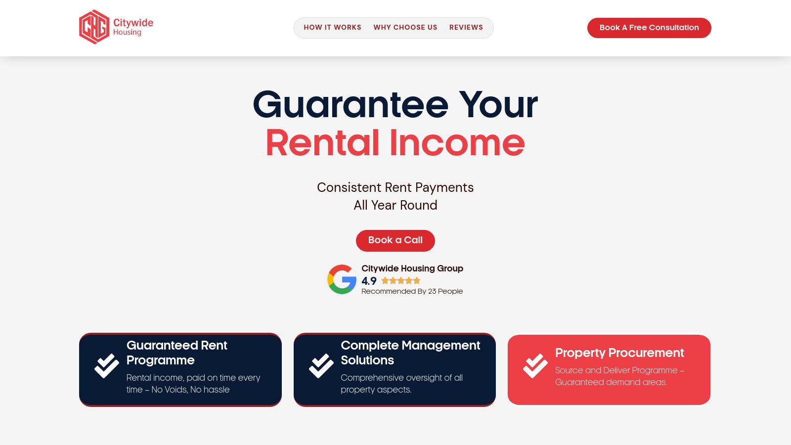 Citywide Housing page preview