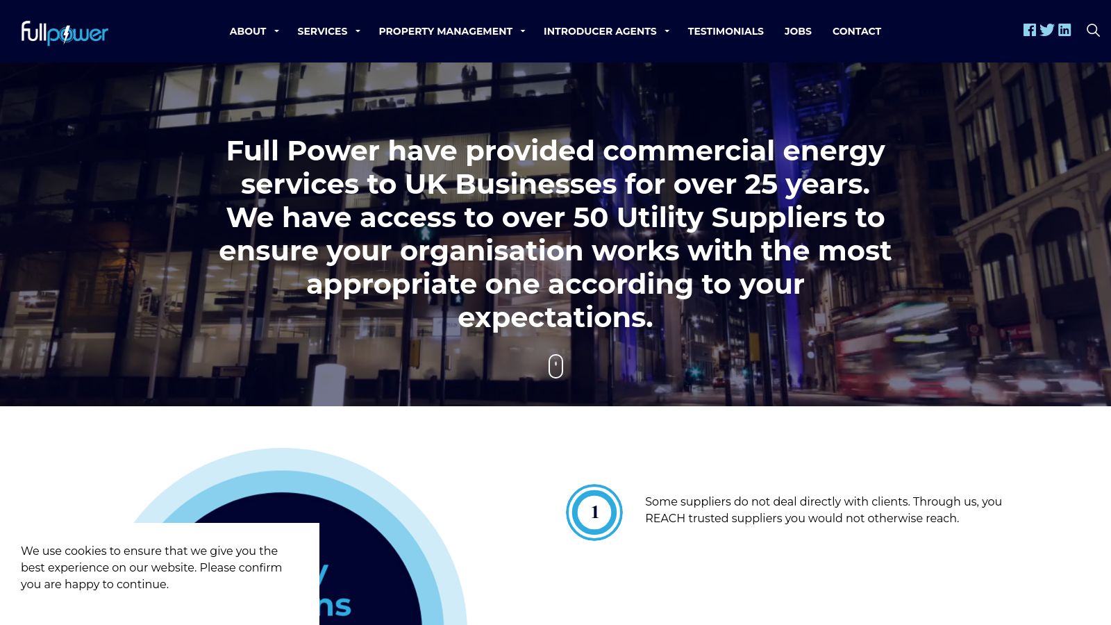 Full Power Utilities page preview
