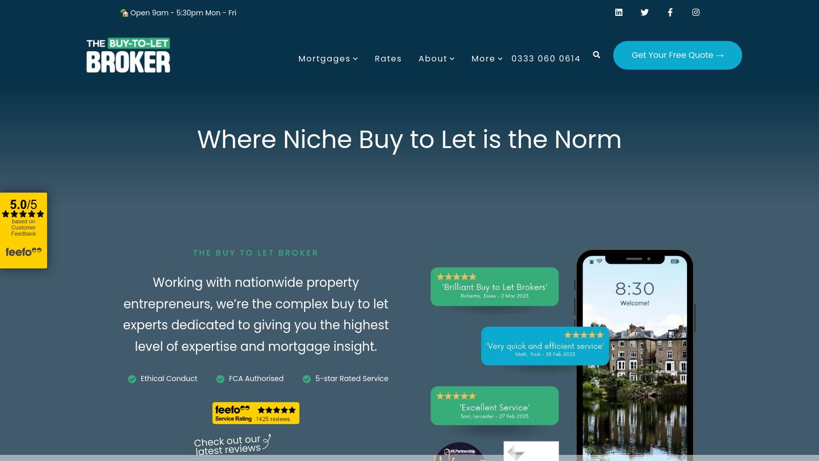The Buy to Let Broker page preview