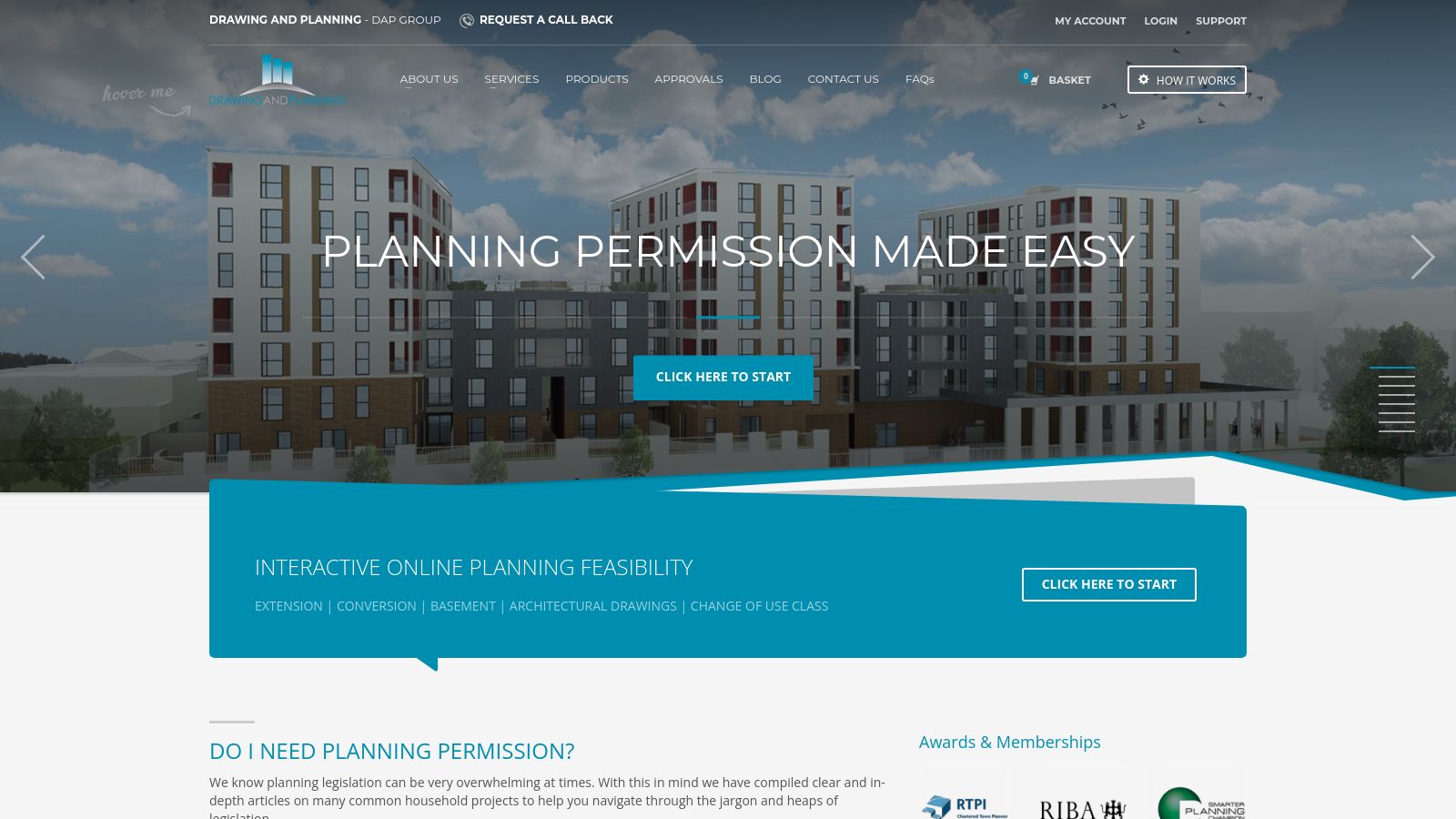 Drawing and Planning page preview