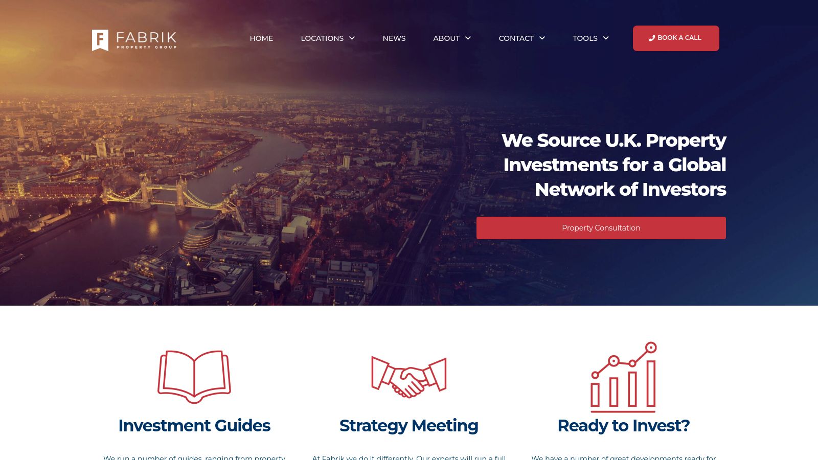 Fabrik Invest page preview