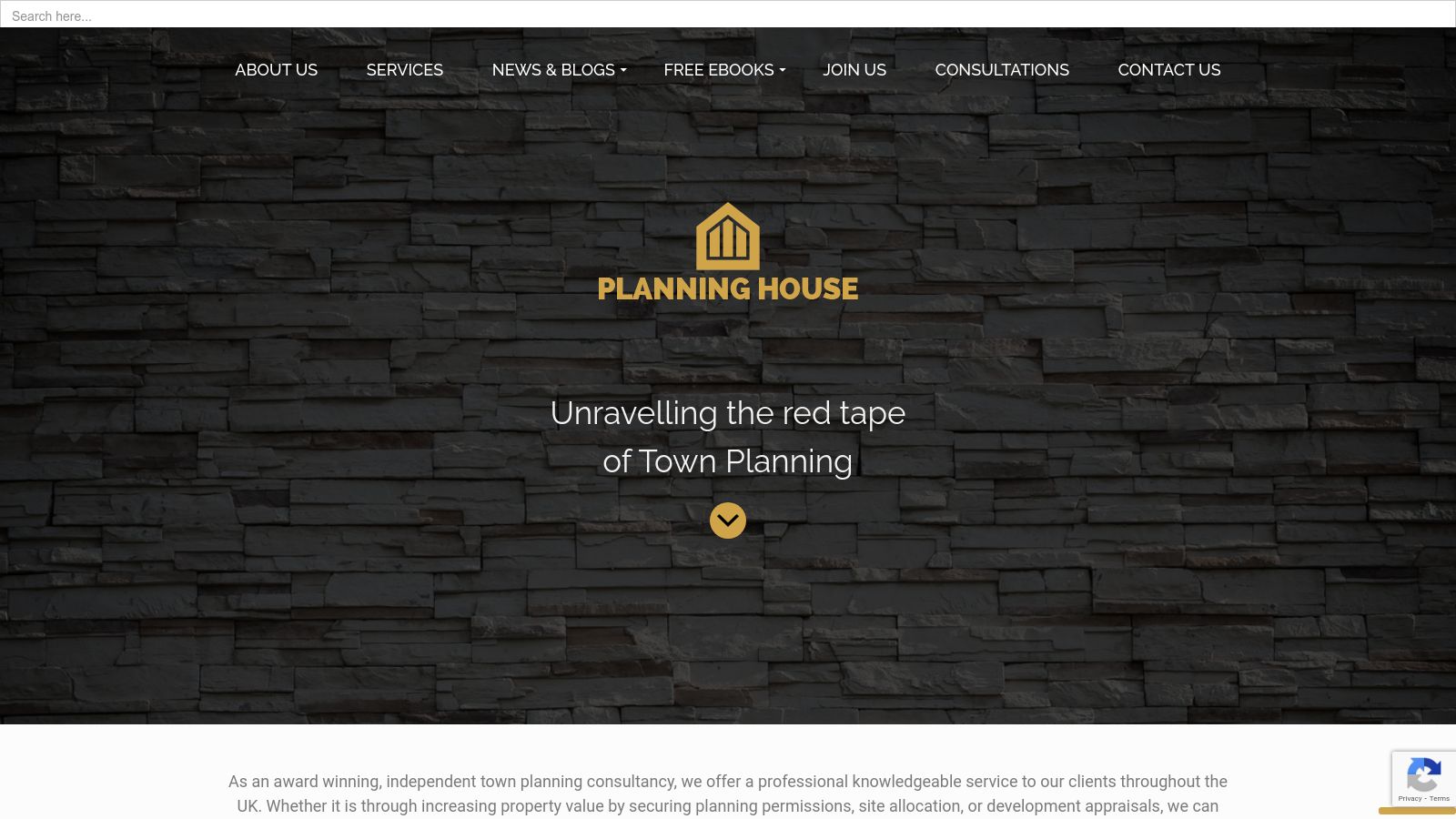 Planning House page preview