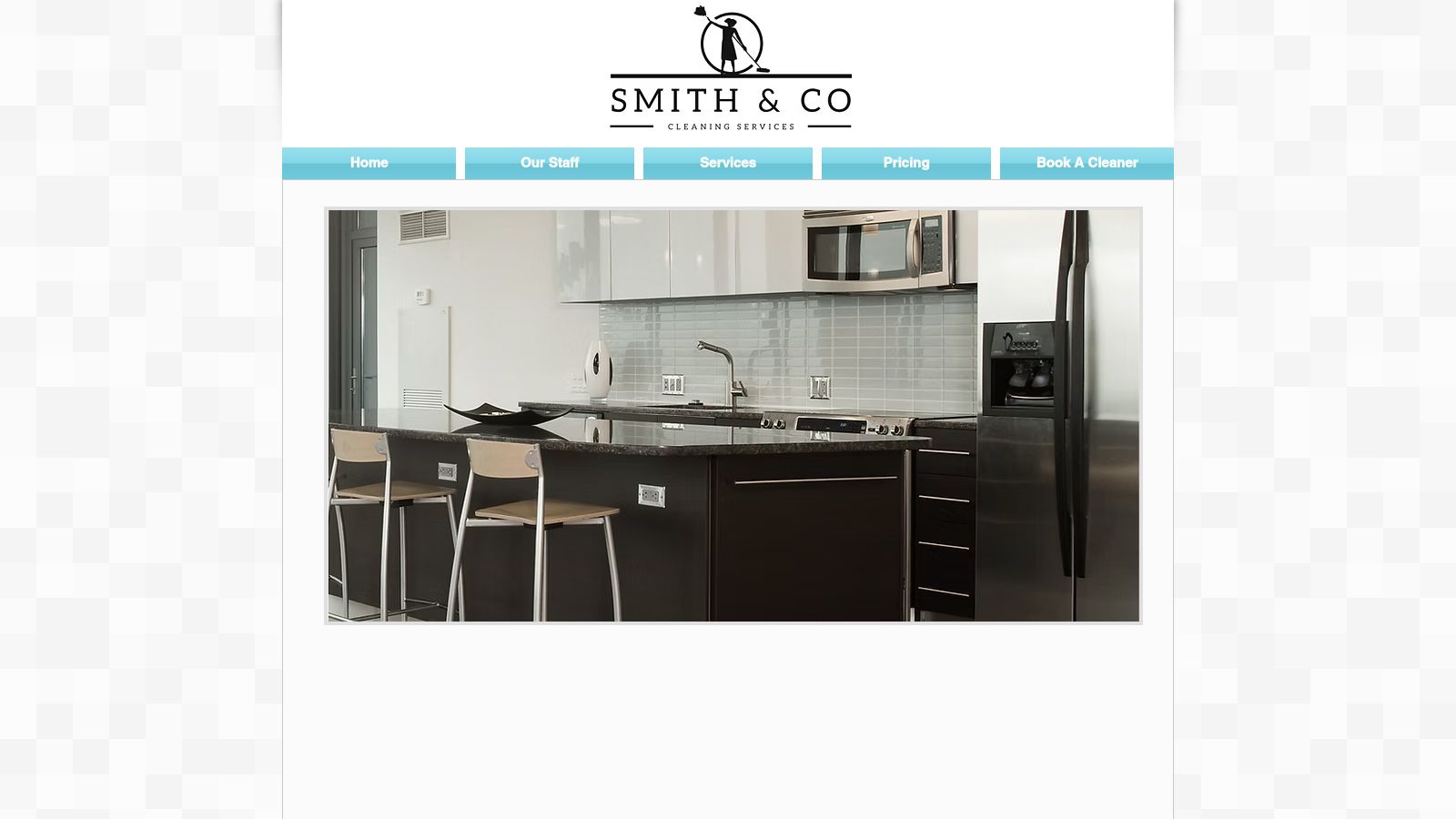 Smith Co Cleaning Services page preview