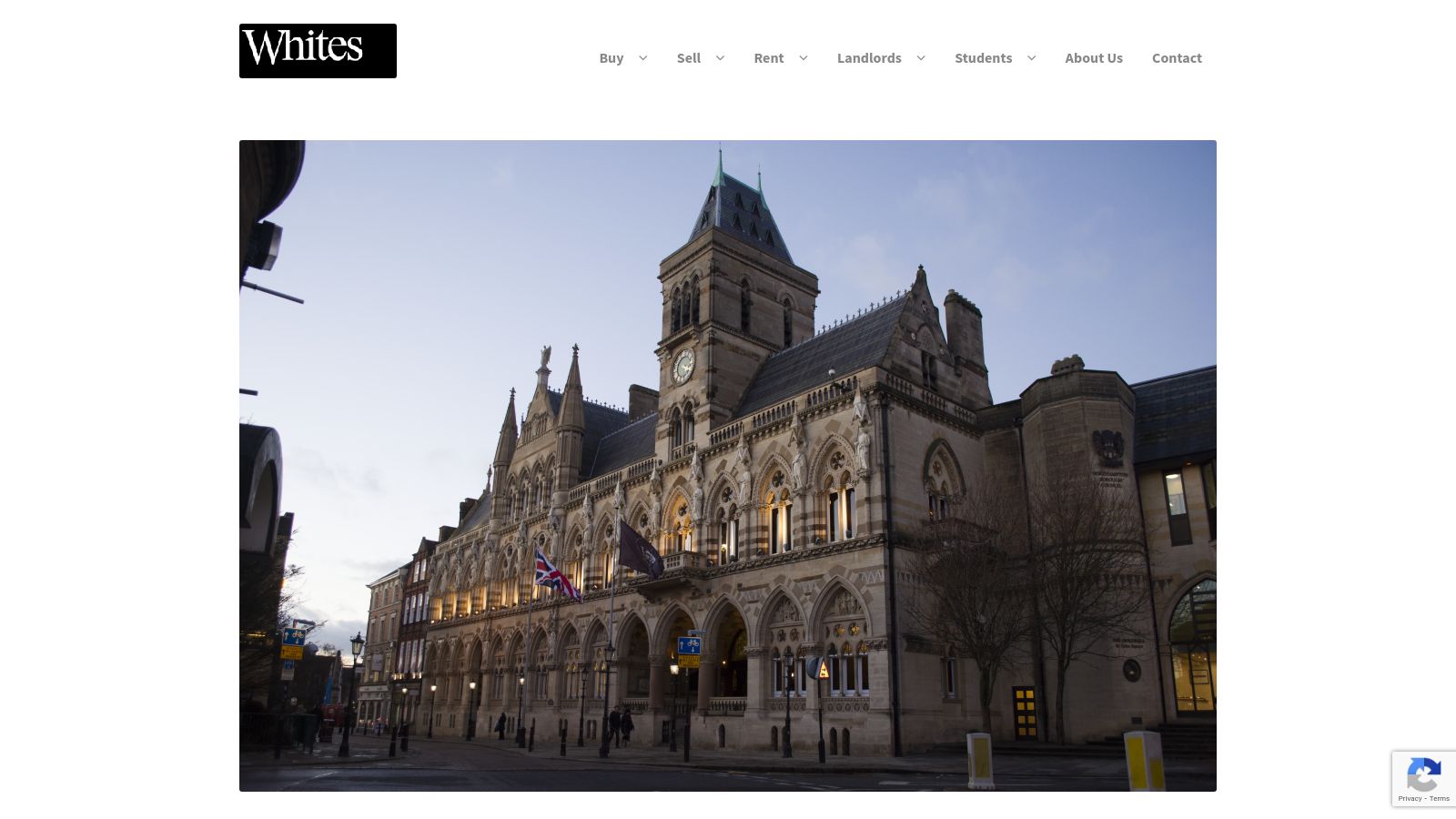 Whites Estate Agents page preview