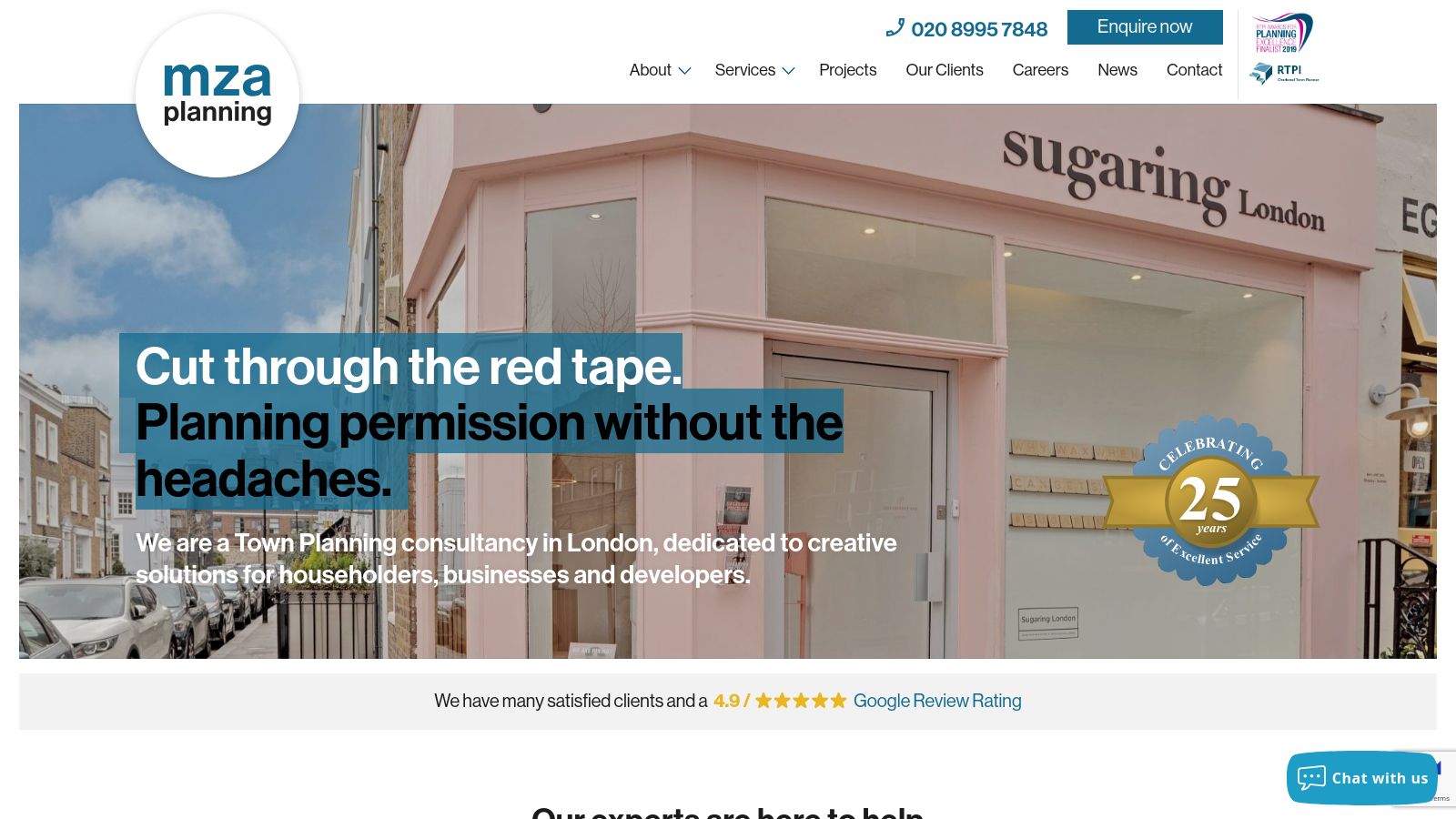 MZA Planning page preview