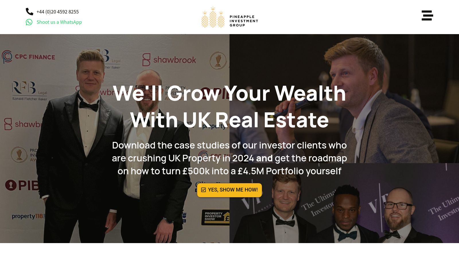 Pineapple Group page preview