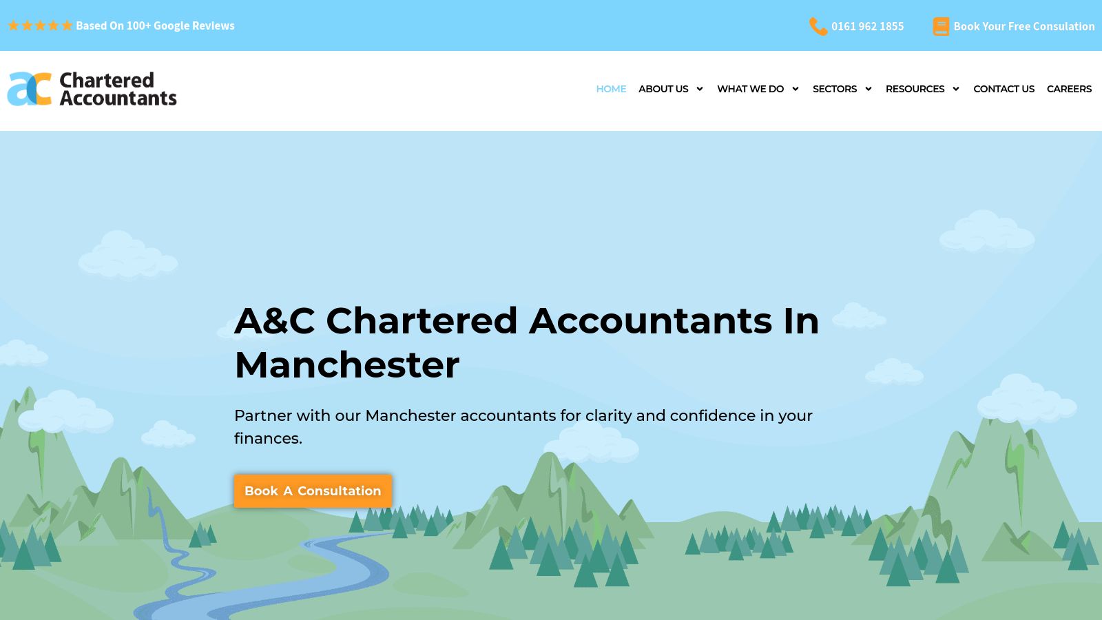 A&C Chartered Accountants page preview