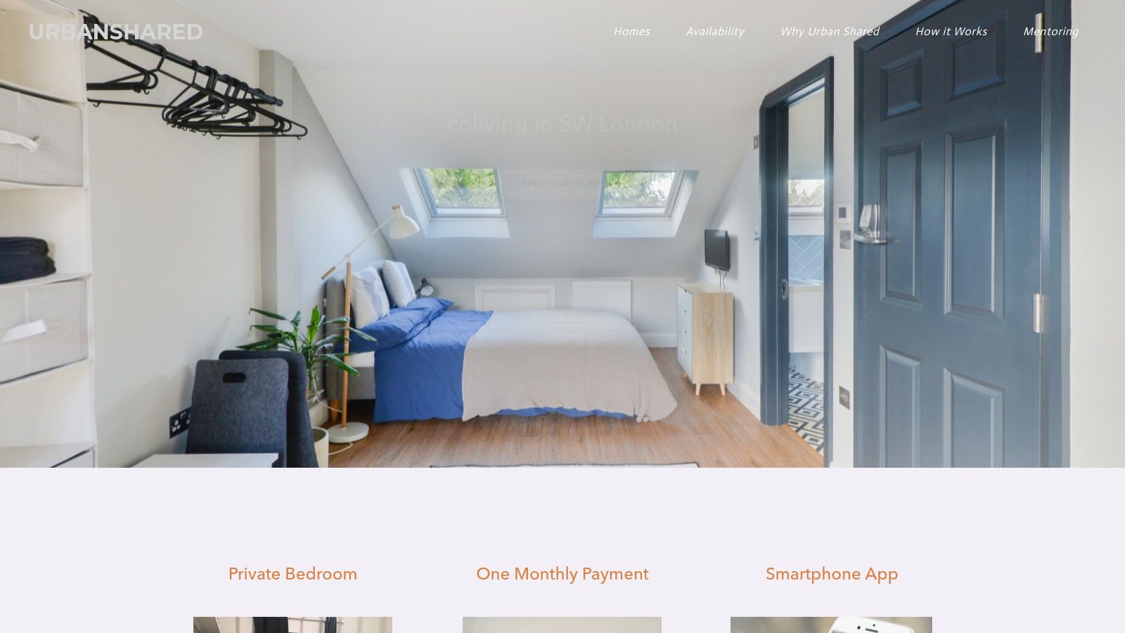 Urban Shared page preview
