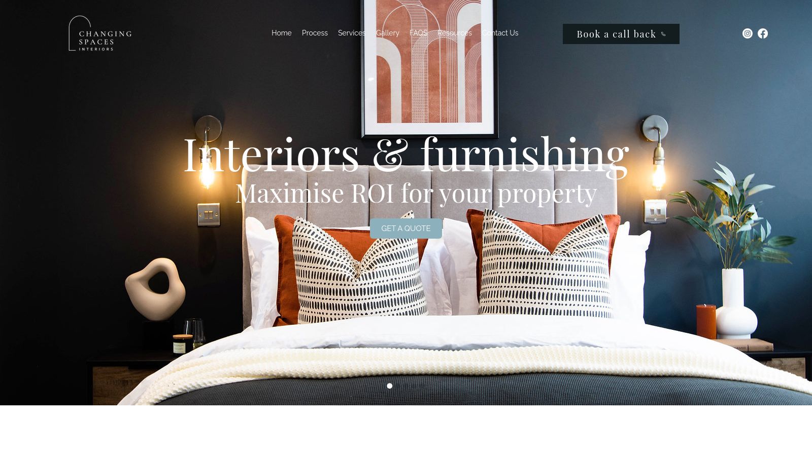 Changing Spaces Interiors page preview