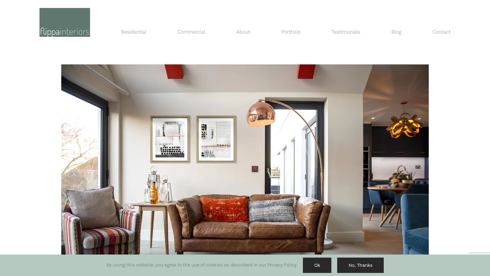 Flippa Interiors page preview