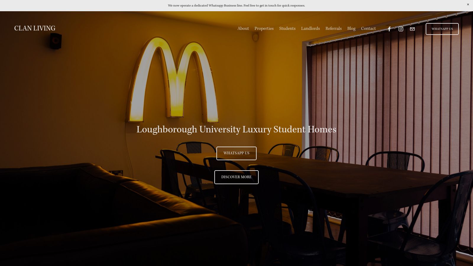 Clan Living page preview