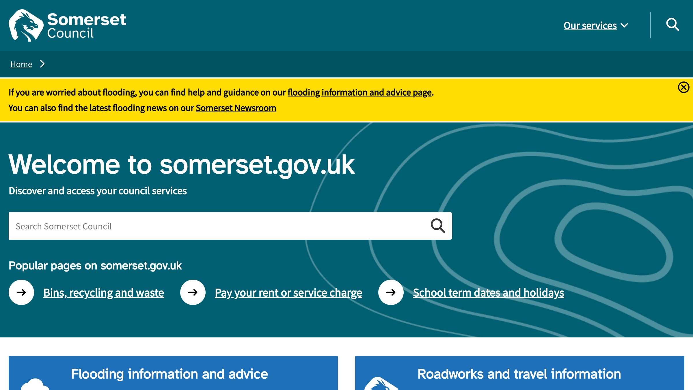 Somerset website preview