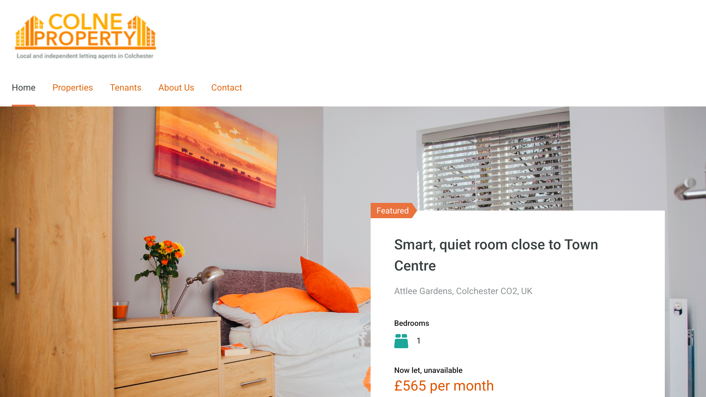 Colne Property page preview