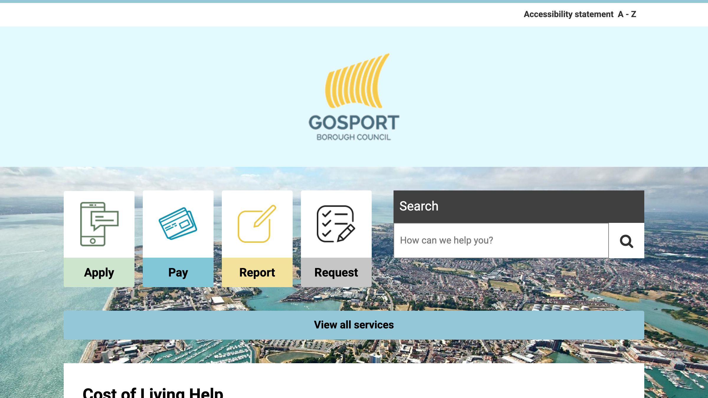 Gosport website preview