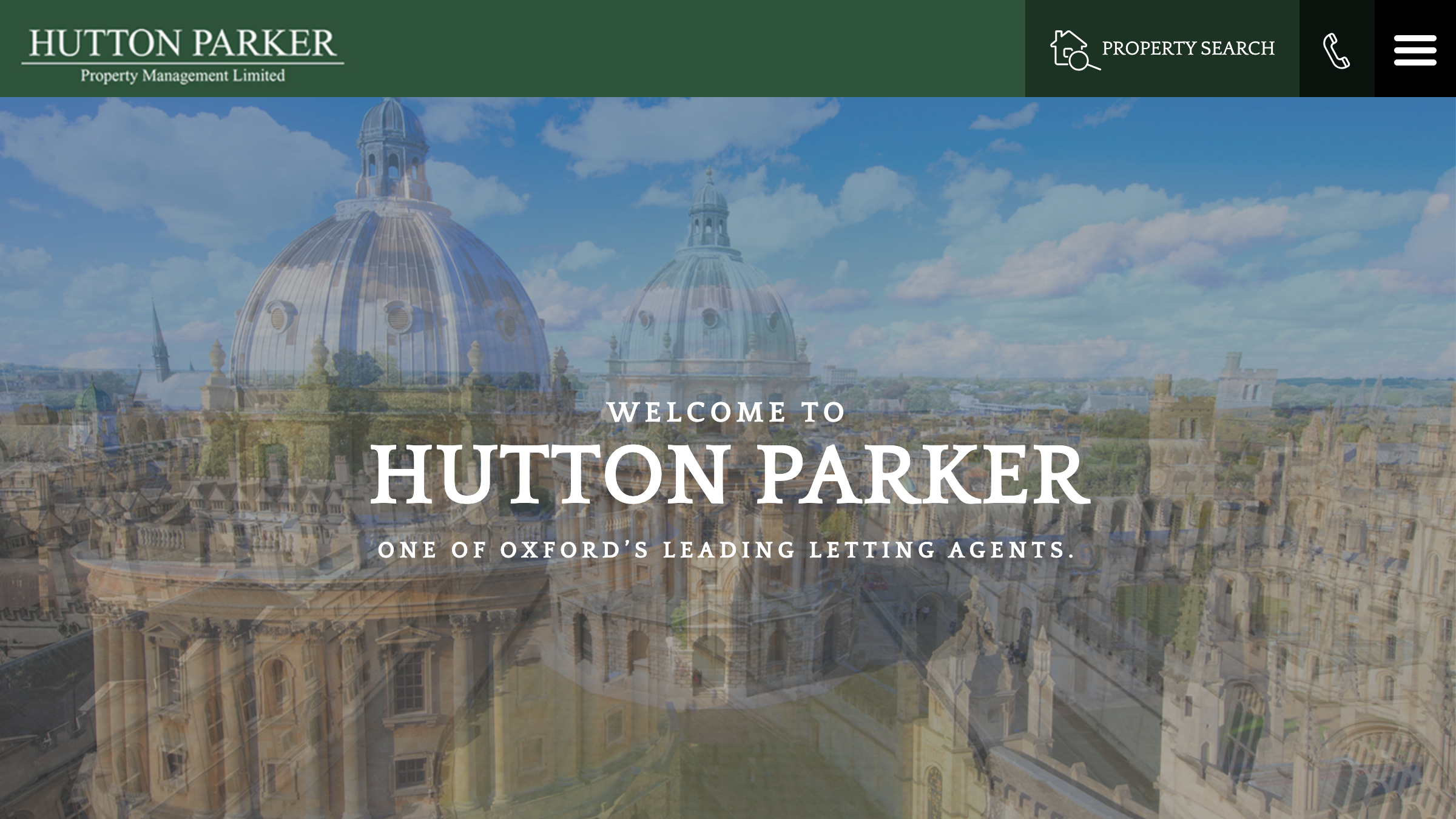 Hutton Parker Property Management page preview