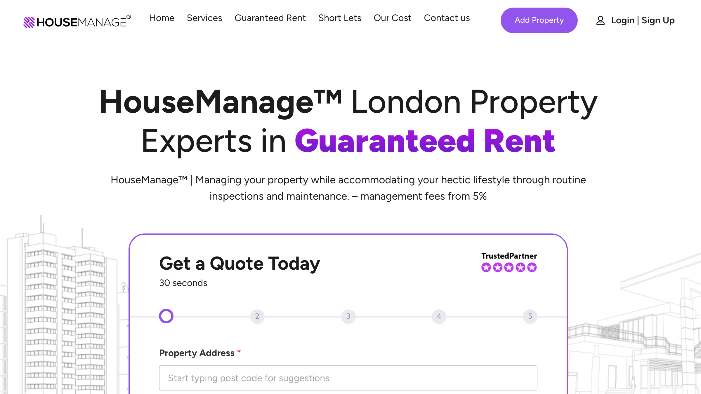HouseManage page preview